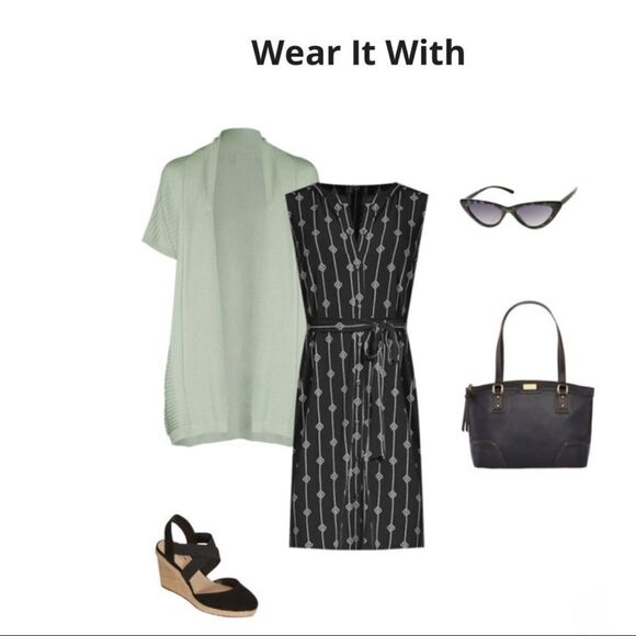 ✨ Liz Claiborne Sleeveless Shirt Dress✨ - Picture 5 of 7